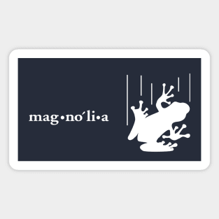 Magnolia's frog (white) Magnet